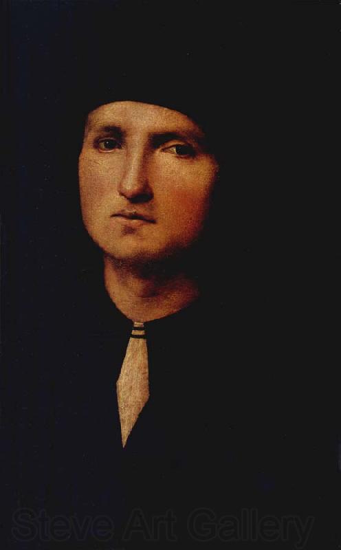Pietro Perugino Portrait of a young man Norge oil painting art